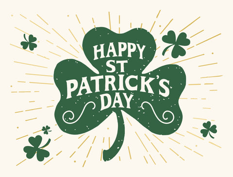 St. Patrick's Day Shamrock Yardsy Sign