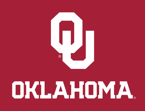 Oklahoma OU Crimson Yardsy Sign