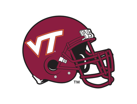 Virginia Tech Helmet Mark White Yardsy Sign