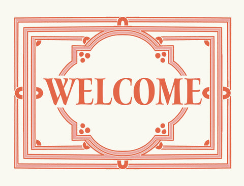 Art Deco Welcome Yardsy Sign