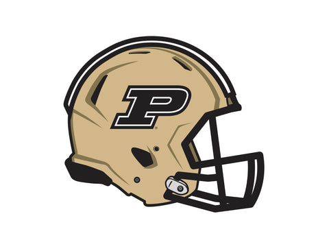 Purdue Helmet White Yardsy Sign