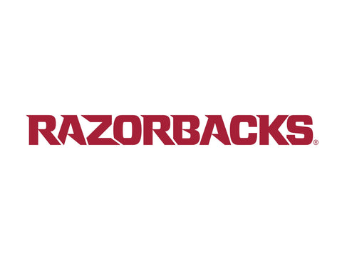 Arkansas Razorbacks Wordmark White Yardsy Sign