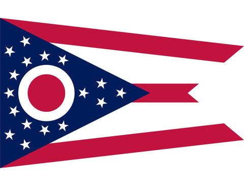 Ohio State Flag Yardsy Sign