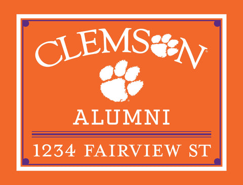 Alumni Clemson Custom Yardsy Sign