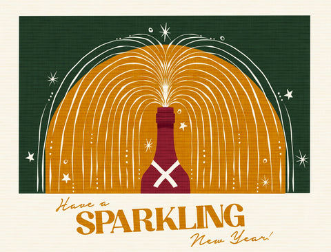 Have a Sparkling New Year Yardsy Sign