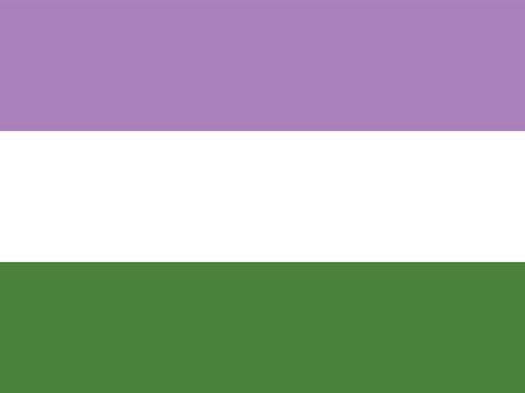 Genderqueer Pride Flag Yardsy Sign