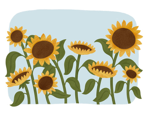 Sunflower Field Yardsy Sign