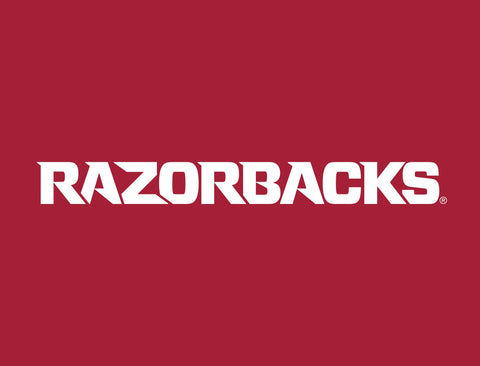 Arkansas Razorbacks Wordmark Cardinal Yardsy Sign