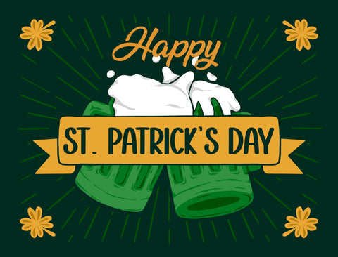 Happy St. Patrick's Day Cheers Yardsy Sign