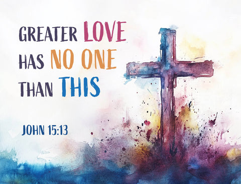 Greater Love Yardsy Sign