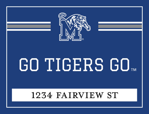 Memphis Go Tigers Go Custom Yardsy Sign