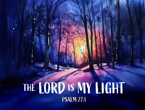 Lord is my Light Yardsy Sign