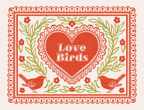 Love Birds Yardsy Sign