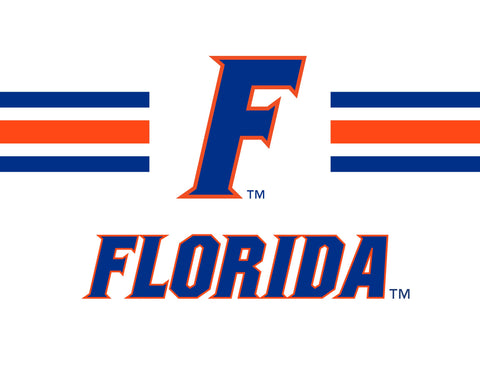 Florida F Stripes White Yardsy Sign