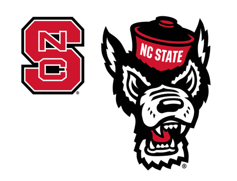 NCS Wolfpack White Yardsy Sign