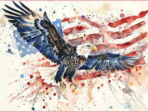Soaring Eagle Americana Yardsy Sign
