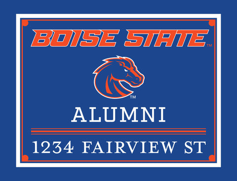 Alumni Boise State Custom Yardsy Sign
