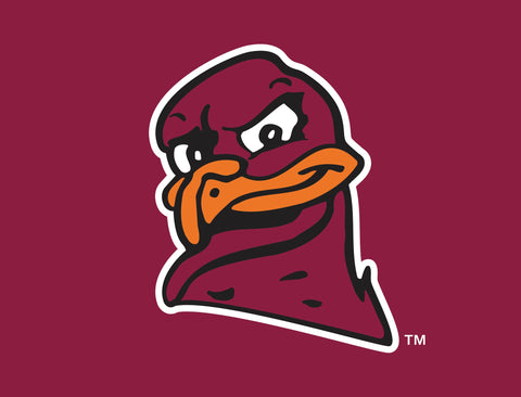 Virginia Tech Hokies Bird Mascot Maroon Yardsy Sign