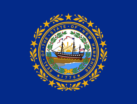 New Hampshire State Flag Yardsy Sign