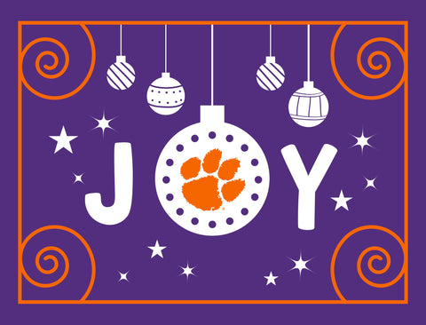 Clemson Christmas Joy Yardsy Sign