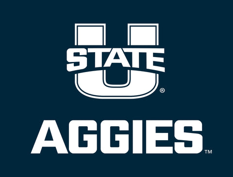 USU Aggies Blue Yardsy Sign