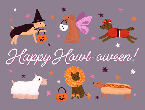 Happy Howl-Oween Yardsy Sign