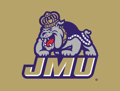 JMU Duke Dog Combo Gold Yardsy Sign