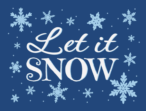 Let It Snow Yardsy Sign