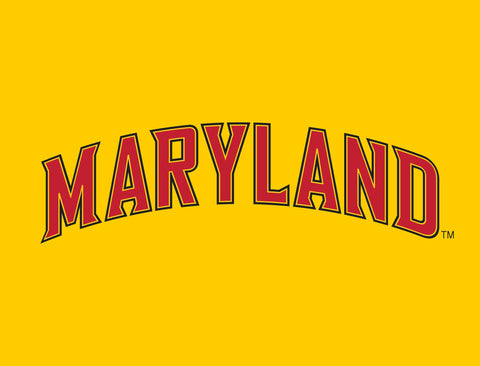 Maryland Wordmark Yellow Yardsy Sign