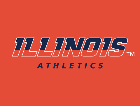 Illinois Sports Mark Orange Yardsy Sign