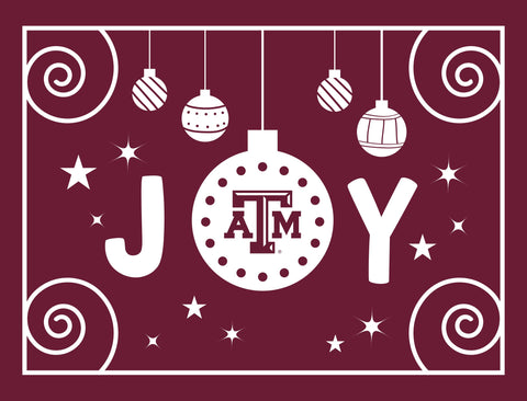 Texas A&M Christmas Joy Yardsy Sign