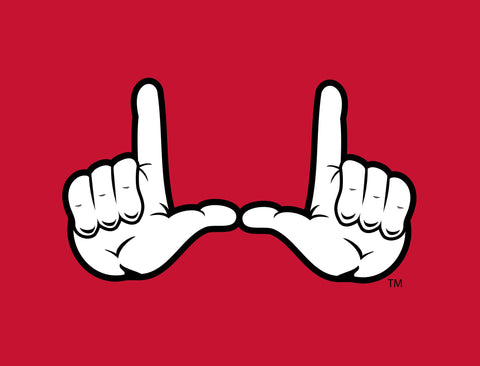 Utah "U" Hand Red Yardsy Sign