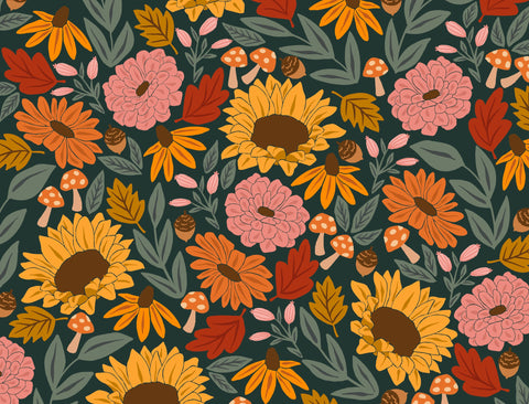 Harvest Bloom Sunset Pattern Yardsy Sign
