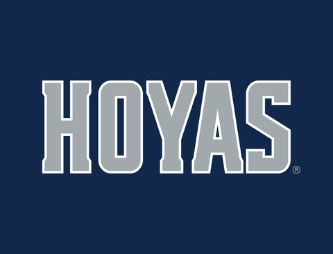 Georgetown Hoyas Wordmark Blue Yardsy Sign