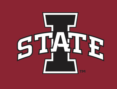 Iowa State Black Logo Yardsy Sign