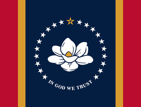 Mississippi State Flag Yardsy Sign