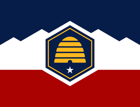 Utah State Flag Yardsy Sign