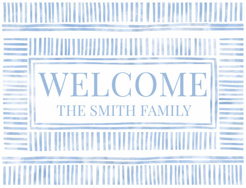 Coastal Welcome Custom Yardsy Sign
