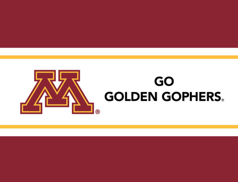Minnesota Go Golden Gophers Maroon Yardsy Sign