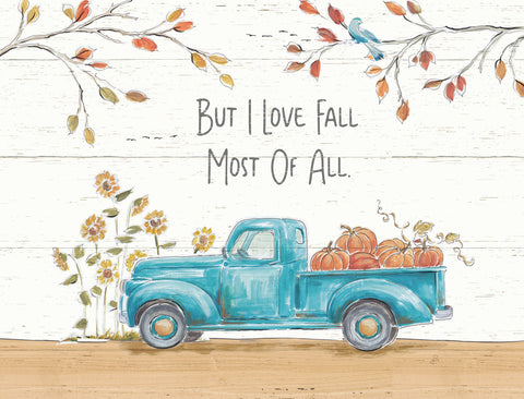 I Love Fall Most of All Yardsy Sign