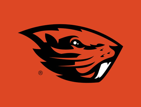 Oregon State Beavers Mascot Orange Yardsy Sign
