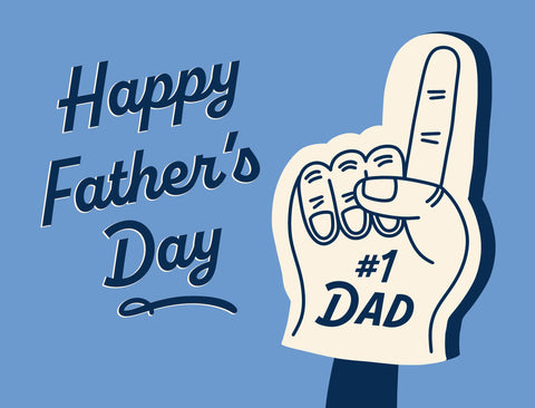 Happy Father's Day Foam Finger Yardsy Sign