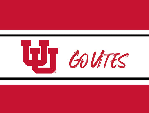 Utah Go Utes Red Yardsy Sign
