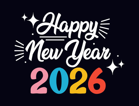 Happy New Year 2026 Yardsy Sign