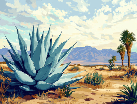 Agave Desert Palms Landscape Yardsy Sign