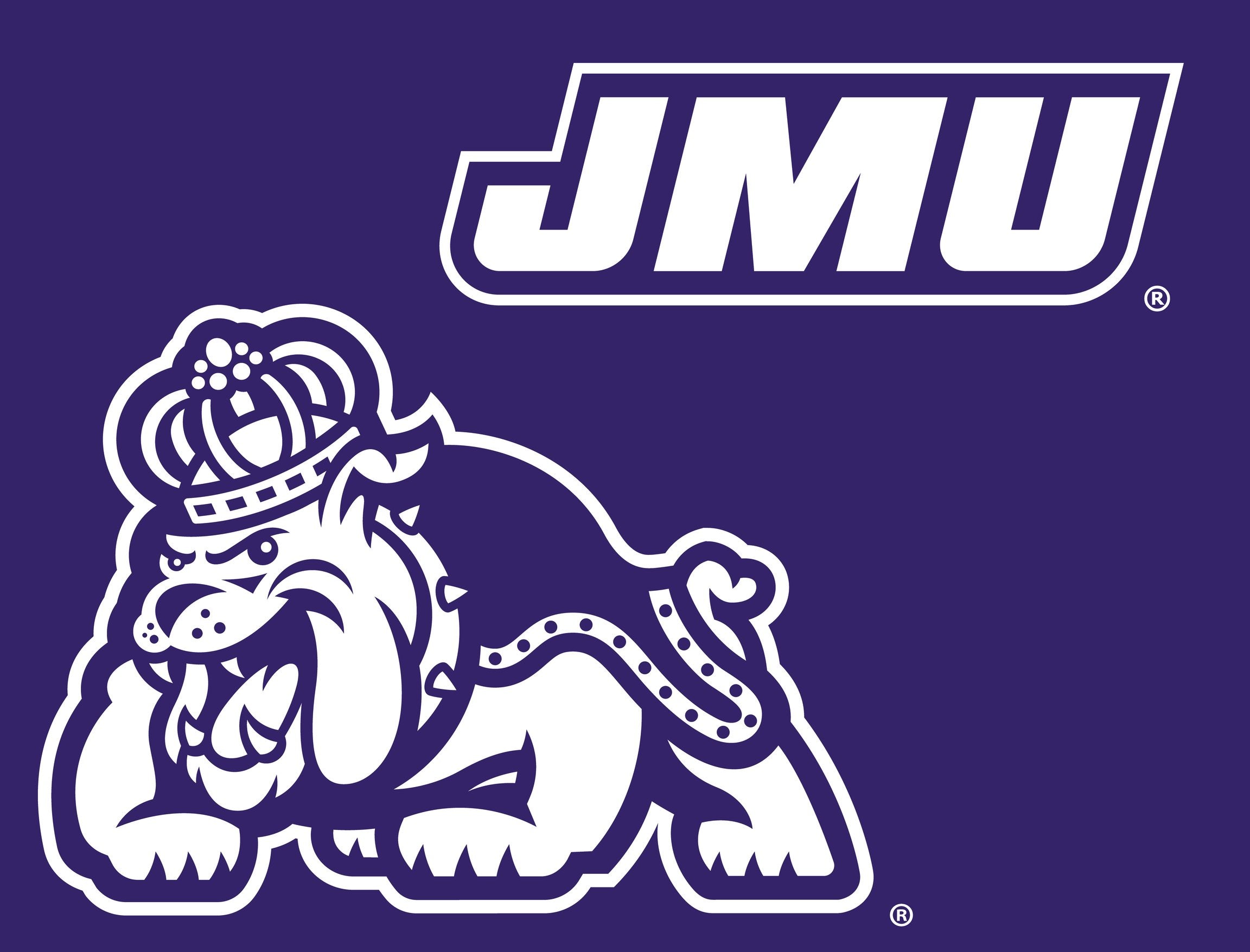 James Madison University Gartenflagge – Dukes Design, 100% Polyester, Doppelseitig, Offiziell Lizenziert