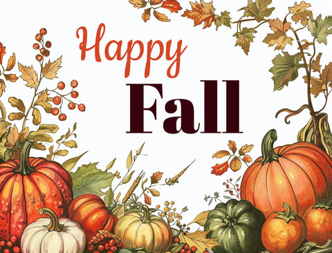 Happy Pumpkin Patch Fall Yardsy Sign