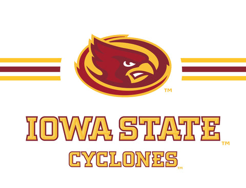Iowa State Cyclones Stripes White Yardsy Sign