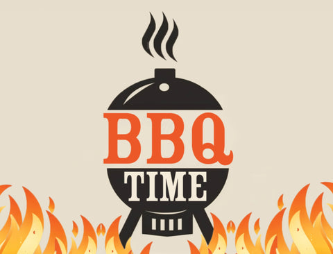 BBQ Time Flames Grill Summer Yardsy Sign
