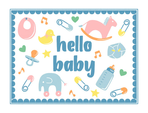 Hello Baby Yardsy Sign